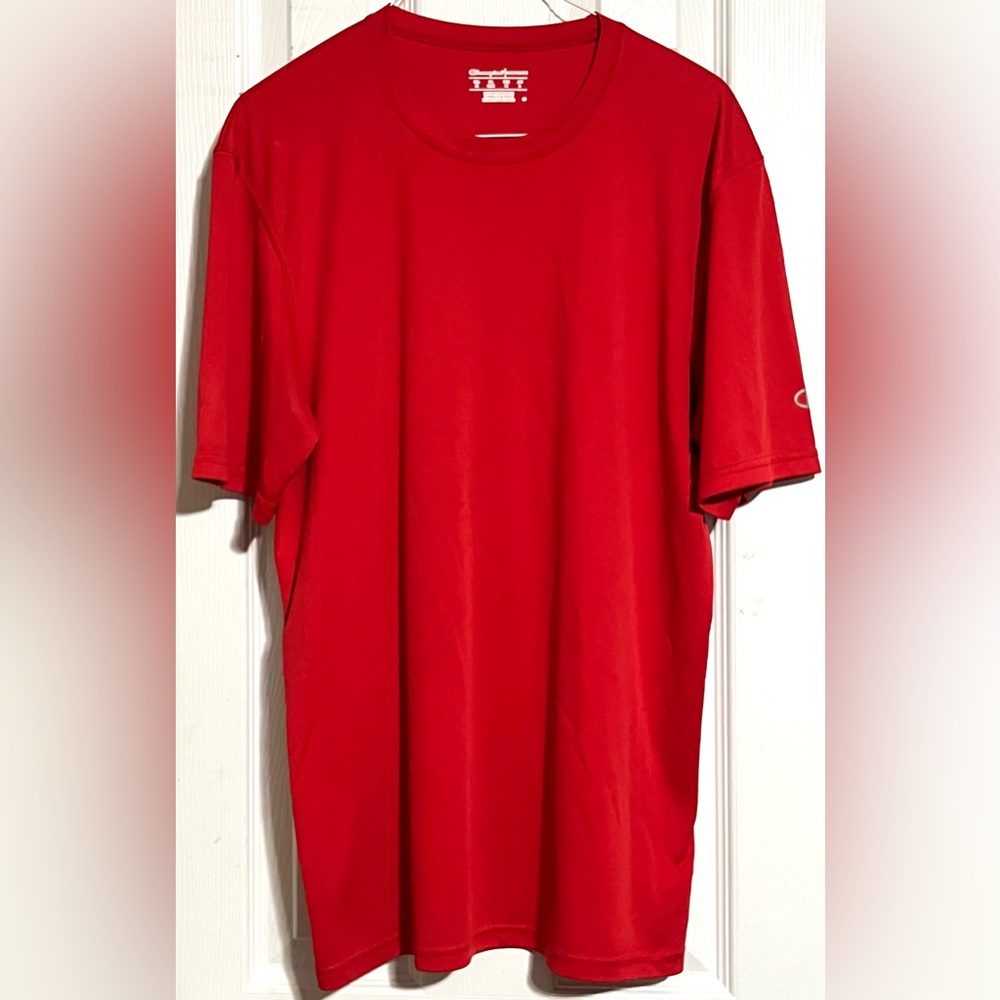 Champion Men's Bold Red Short Sleeve Shirt